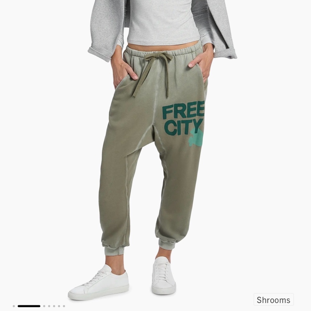 FreeCity - Green Sunfades Logo Sweatpants